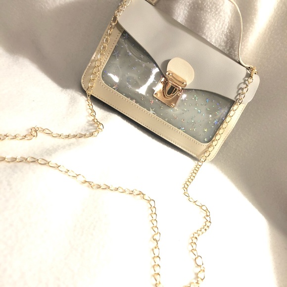 Starry light grey mini bag - Picture 3 of 6